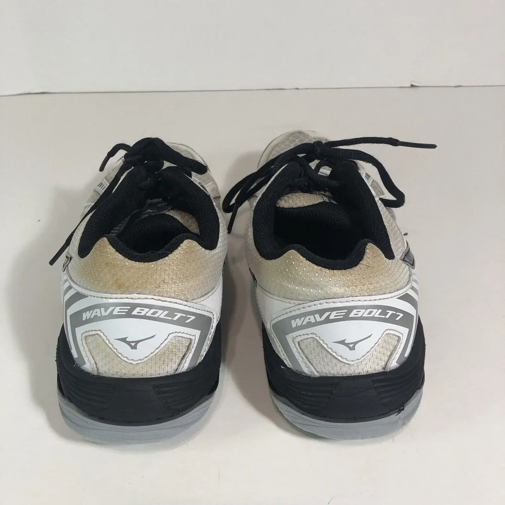 Mizuno Wave Supersonic Women's Size 8 Shoes White/Black Volleyball V1GC184008 - Picture 4 of 9